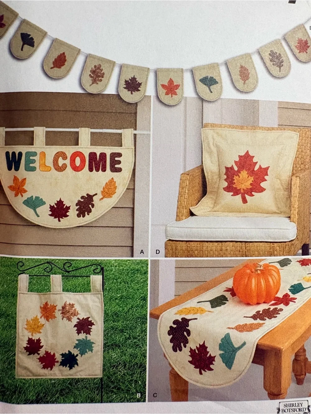 BN UNCUT SIMPLICITY 9366 SEWING PATTERNS AUTUMN DECOR